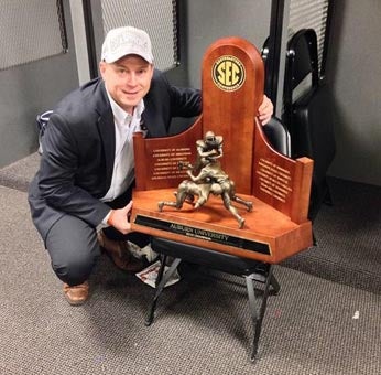 Scott and SEC trophy