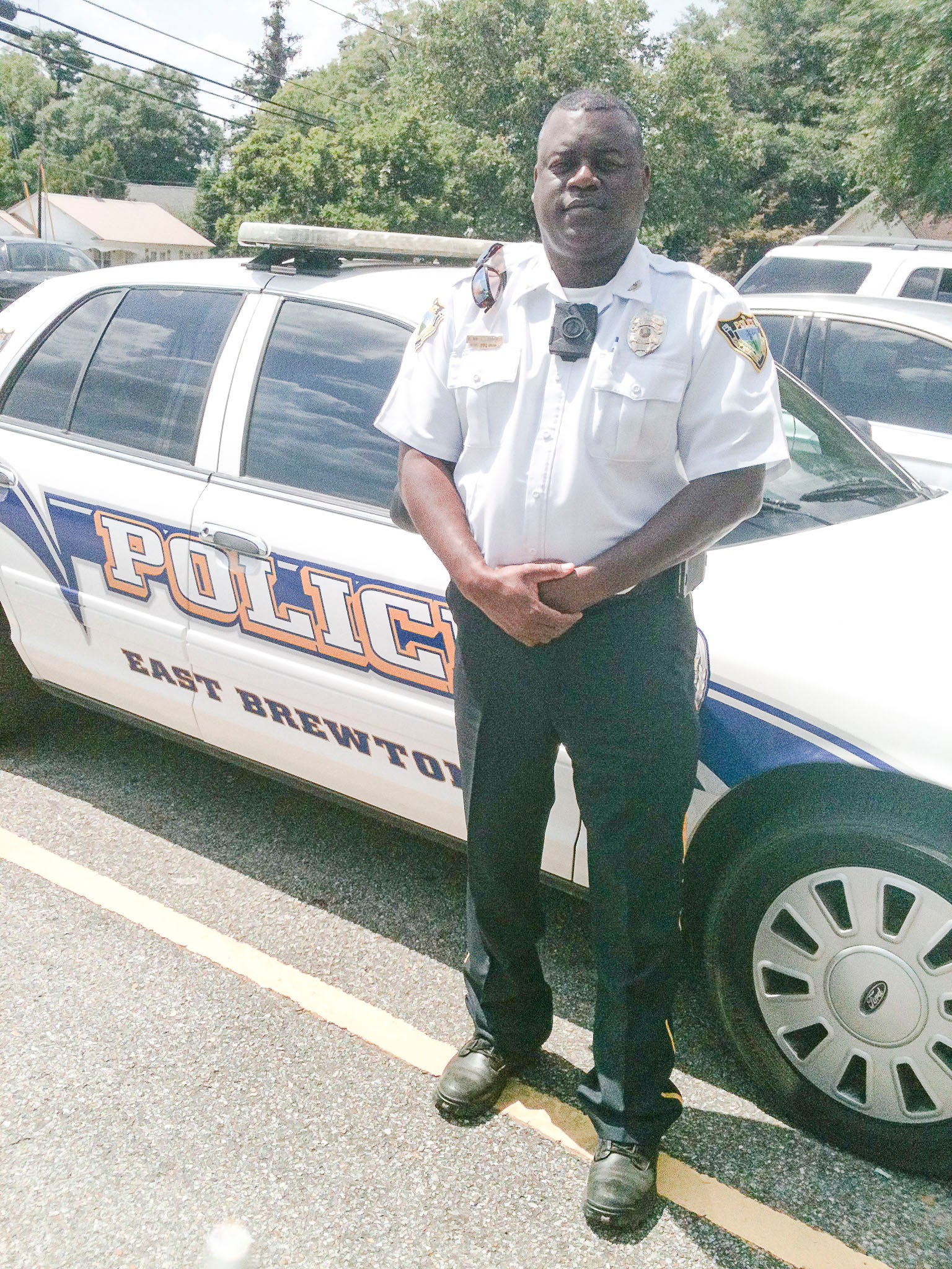 East Brewton Police Cheif Kenny Brazile has been on duty since 2009.