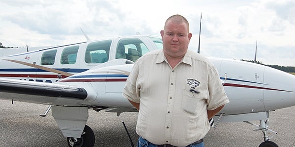 John Farrow is the airport’s fixed base operations manager.